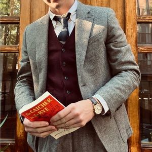 Banana Republic Herringbone Suit